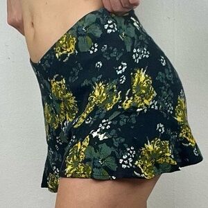 FREE PEOPLE floral mini shorts